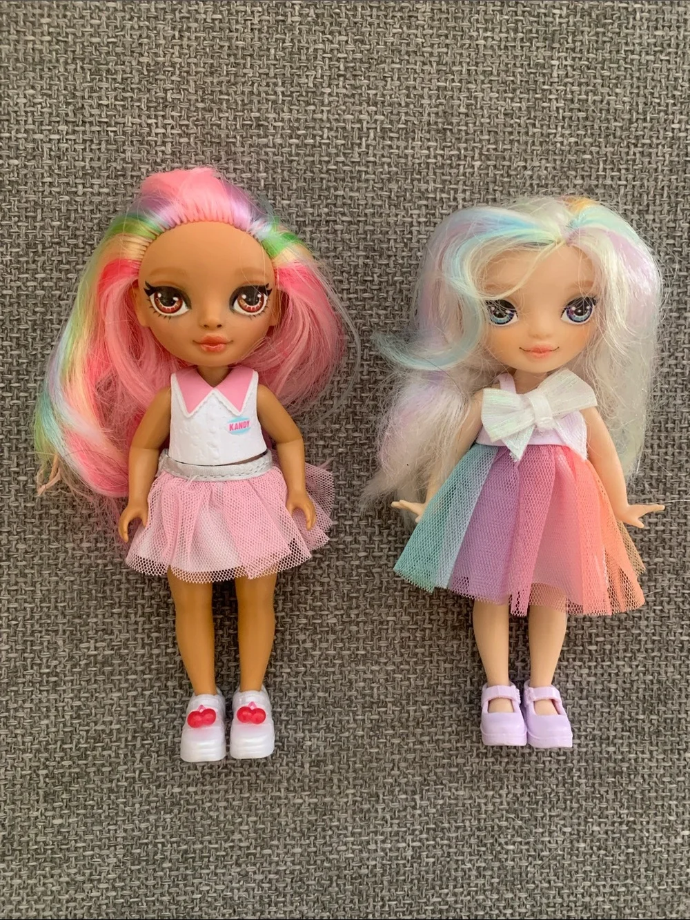 Rainbow High Littles Kandy Hart and Opal Raine 6.5” Poseable Dolls